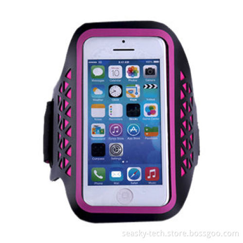 Durable lightweight sports workout armband for iPhone5